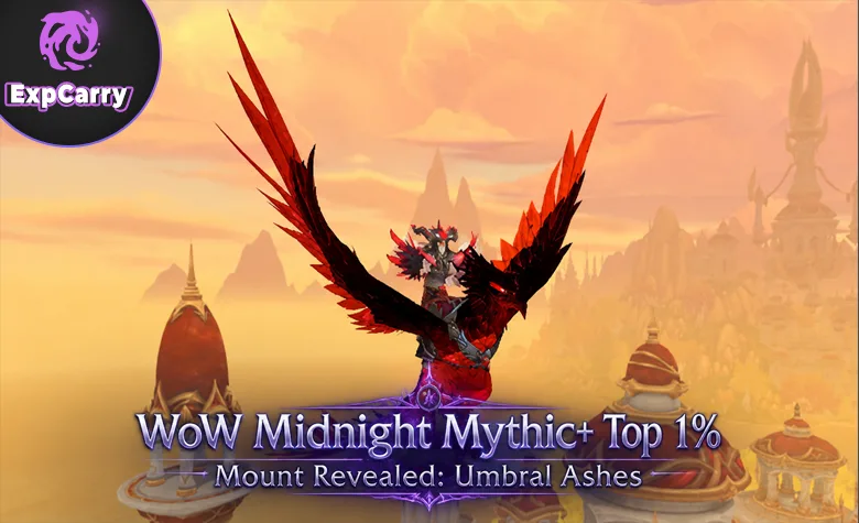 WoW Midnight Mythic+ Top 1% Mount enthüllt: Umbral Ashes WoW Midnight Mythic+ Top 1% Mount enthüllt: Umbral Ashes