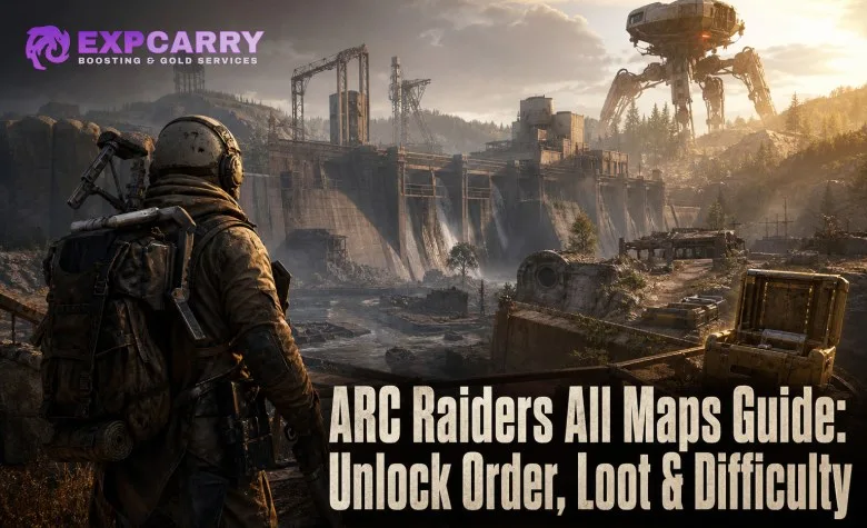 Guía de mapas de ARC Raiders: orden de desbloqueo, botín y dificultad