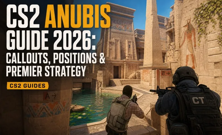 CS2 Anubis Guide 2026: Callouts, Positions & Premier Strategy CS2 Anubis Guide 2026: Callouts, Positions & Premier Strategy