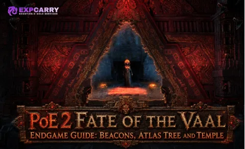 Guía de endgame de Fate of the Vaal en PoE 2: Beacons, árbol del Atlas y Temple