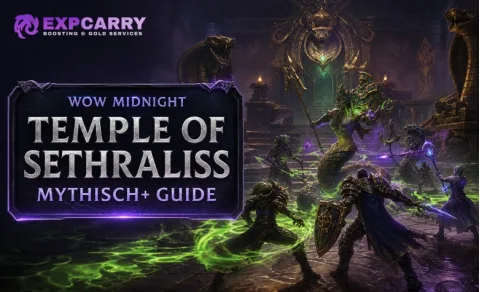Guía de Temple of Sethraliss en Míticas+ para la temporada 2 de Midnight