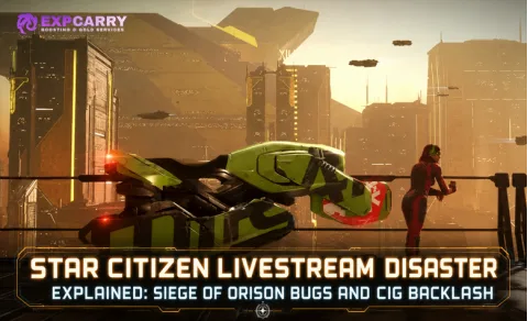 Le fiasco du livestream de Star Citizen : bugs de Siege of Orison et réactions contre CIG