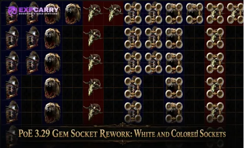 PoE 3.29: rediseño de engarces blancos y de colores