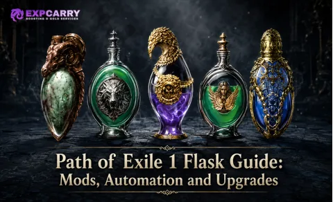 Guía de frascos de Path of Exile 1: modificadores, automatización y mejoras