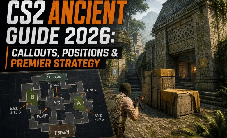 CS2 Ancient Guide 2026: Callouts, Positions & Premier Strategy