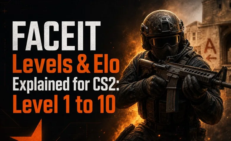 FACEIT Levels & Elo Explained for CS2: Level 1 to 10
