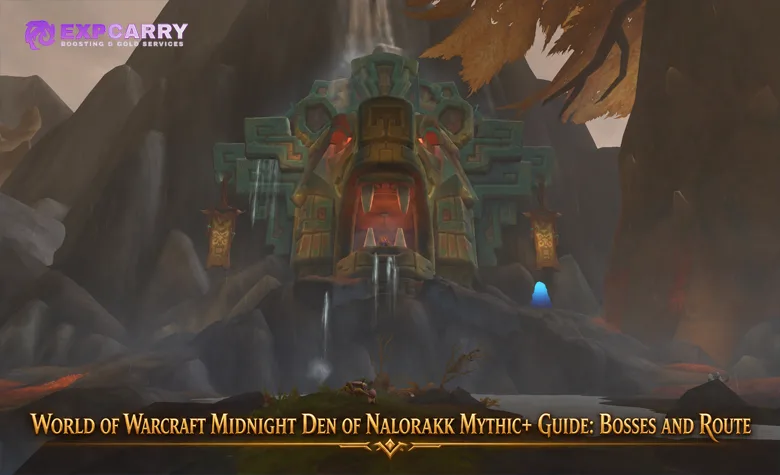 Guía de Mítico+ de la Guarida de Nalorakk de World of Warcraft Midnight: jefes y ruta