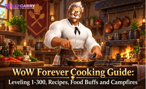 Guía de Cocina de WoW Forever: subir del 1 al 300, recetas, bonificaciones de comida y fogatas