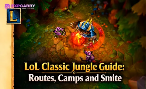 LoL Classic Guide jungle : routes, camps et Smite