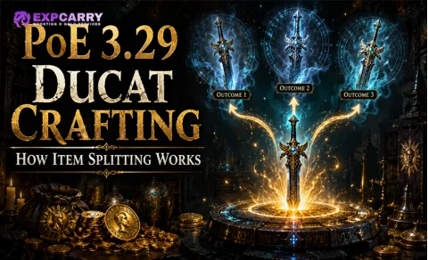 Craft des Ducats dans PoE 3.29 : comment fonctionne la séparation des objets