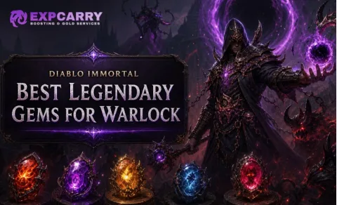 Mejores gemas legendarias para el Brujo en Diablo Immortal