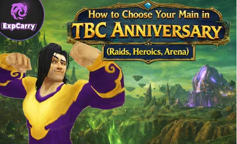 Cómo elegir tu personaje principal en TBC Anniversary (bandas, heroicas, arena)