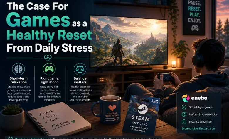 The Case For Games as a Healthy Reset From Daily Stress