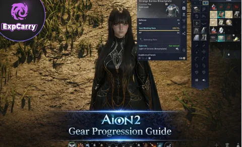Progresión de equipo y endgame en AION 2: Gear Score, transferencia y equipo JcJ