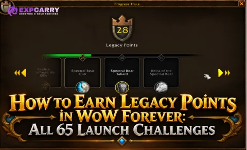Cómo conseguir puntos de Legado en WoW Forever: los 65 desafíos del lanzamiento