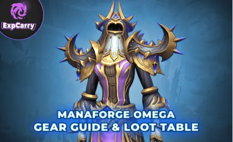 Guía de equipo y tablas de botín de Manaforge Omega