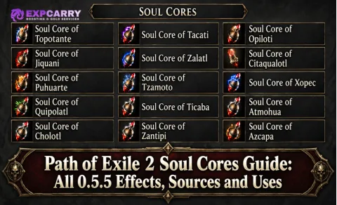 Guide des noyaux d’âme de Path of Exile 2 : effets, sources et utilisations en 0.5.5