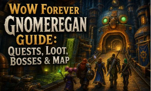 WoW Forever Gnomeregan: Misiones, Botín, Jefes y Mapa