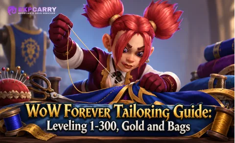 Guía de Sastrería de WoW Forever: subir de 1 a 300, oro y bolsas