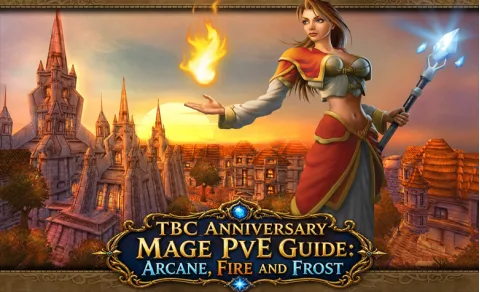 Guía PvE del Mago en TBC Anniversary: Arcano, Fuego y Escarcha