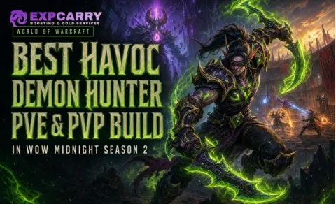 Mejor build PvE y PvP del Cazador de demonios Devastación en WoW Midnight Temporada 2