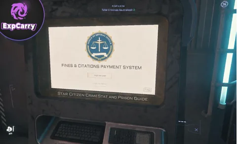Guide du CrimeStat et de la prison dans Star Citizen