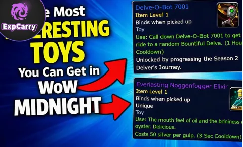 Los juguetes más interesantes que puedes conseguir en WoW Midnight