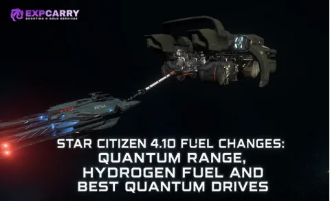 Star Citizen 4.10 : changements du carburant, portée quantique, carburant hydrogène et meilleurs moteurs quantiques