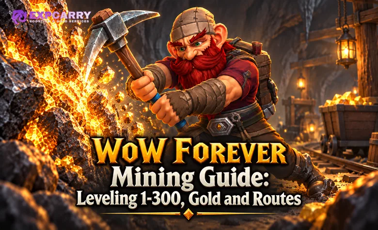 WoW Forever Mining Guide: Leveling 1-300, Gold and Routes