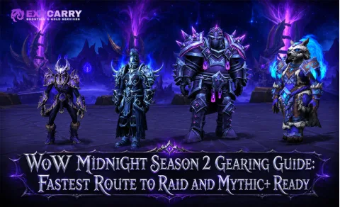 Guide d’équipement WoW Midnight Saison 2 : niveaux d’objet et parcours le plus rapide