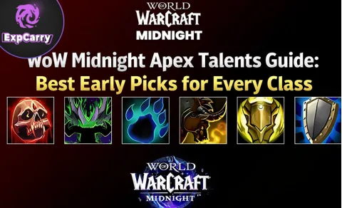 Guía de talentos Apex de WoW Midnight: mejores elecciones iniciales para cada clase