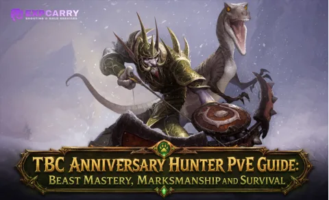 Guía PvE del cazador en TBC Anniversary: Maestría en bestias, Puntería y Supervivencia