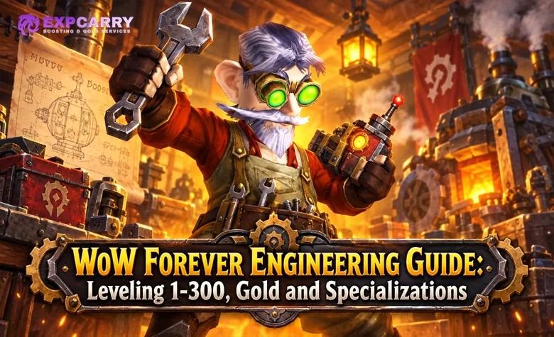 Guide d’ingénierie WoW Forever : monter de 1 à 300, gagner de l’or et choisir une spécialisation