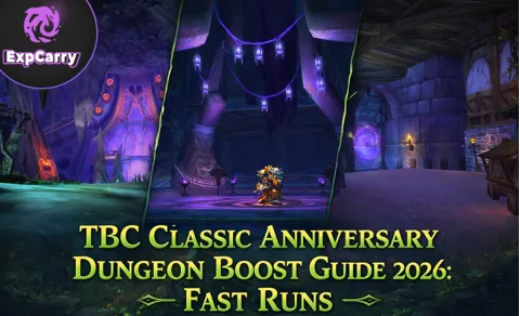 Guía de boost de mazmorras de TBC Classic Anniversary 2026: runs rápidos