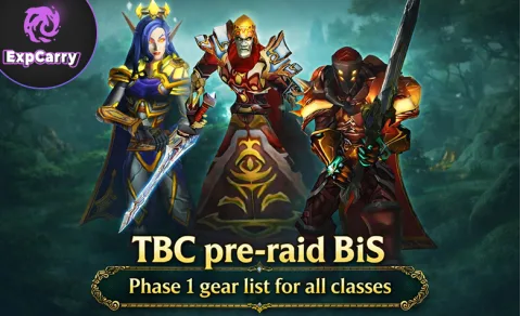 Mejor equipo pre-raid BiS para todas las clases en TBC Anniversary