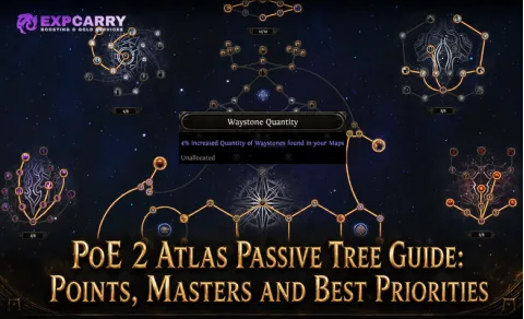 Guía del árbol de pasivas del Atlas de PoE 2: puntos, maestros y prioridades