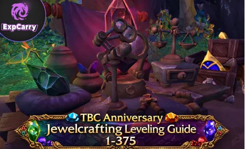 Guide de montée en niveau de la joaillerie 1-375 de TBC Anniversary