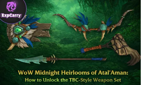 WoW Midnight: Heirlooms of Atal'Aman, cómo desbloquear el conjunto de armas al estilo TBC
