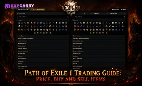 Guía de comercio de Path of Exile 1: valorar, comprar y vender objetos