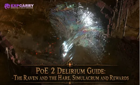 Guía de Delirium en PoE 2: La liebre y el cuervo, Simulacrum y recompensas