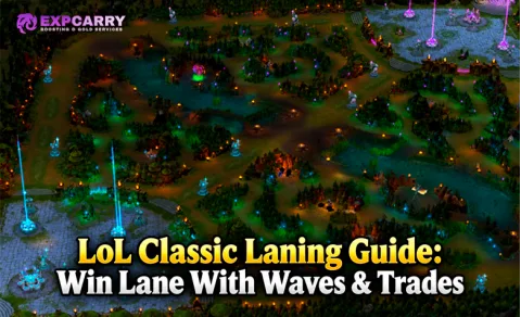 LoL Classic : gagner sa lane avec les vagues et les trades