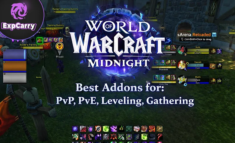 Meilleurs addons pour WoW Midnight : PvP, PvE, montée en niveau et récolte