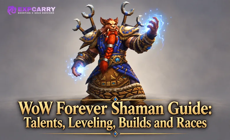 Guide du chaman dans WoW Forever : spécialisations, talents, ambidextrie et montée en niveau