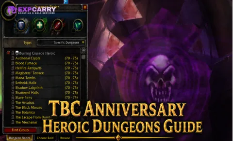 Guía de mazmorras heroicas de TBC Anniversary