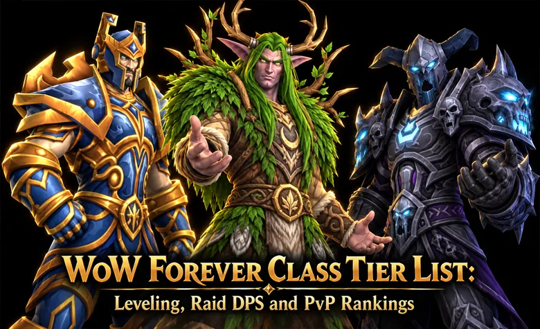 Tier list WoW Forever : meilleures classes et spécialisations pour progresser, infliger des dégâts et le JcJ