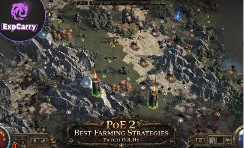 PoE 2: ganancias por hora de farmeo, método del mercado en vivo