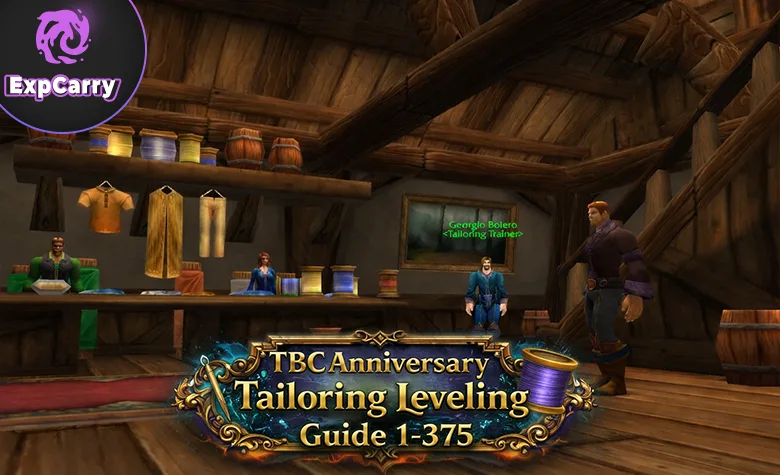 Guide de montée en niveau de la couture TBC Anniversary 1-375