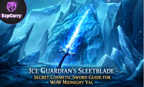 Sleetblade del Guardián de Hielo: guía de la espada cosmética secreta de WoW Midnight Val