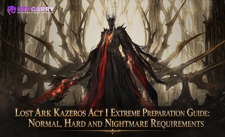 Guía de preparación para Kazeros Acto 1 Extreme en Lost Ark: requisitos de Normal, Hard y Nightmare Guía de preparación para Kazeros Acto 1 Extreme en Lost Ark: requisitos de Normal, Hard y Nightmare