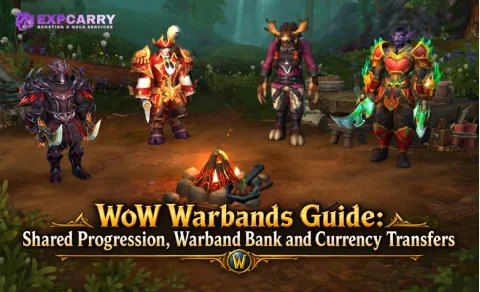 Guide des Warbands de WoW : progression partagée, banque et transferts de monnaies